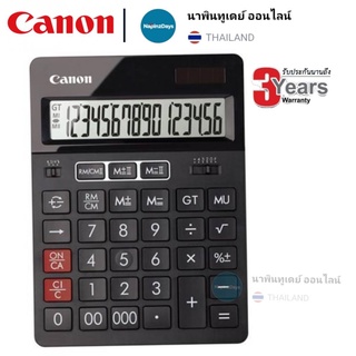 เครื่องคิดเลข ดำ Canon AS-280 16หลัก  เครื่องคิดเลข ดำ Canon AS-280 (HB) * เครื่องคำนวณ แบบตั้งโต๊ะขนาดกลาง * จอ LCD