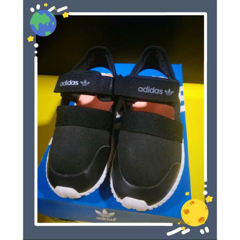 รองเท้าผ้าใบสลิปออน Adidas kid's ของแท้ /มือสอง Size UK9