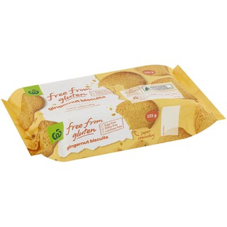 Skip to the beginning of the images gallery Woolworths Free From Gluten Gingernut Biscuits 150g