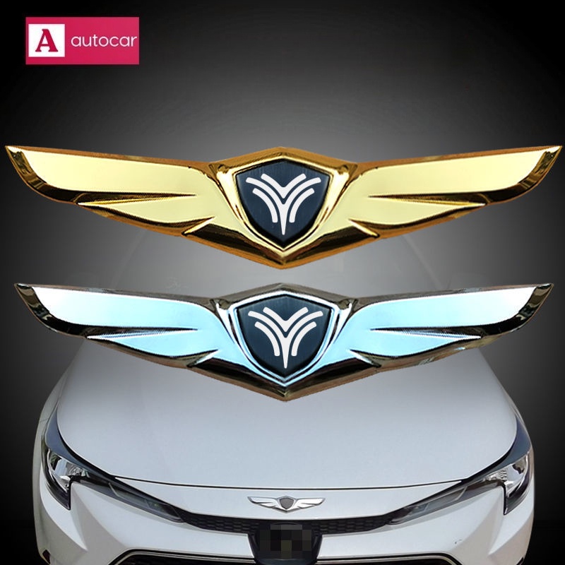 2024 NETA V / V II สติกเกอร์โลโก้โลหะ รูปปีกนางฟ้า สําหรับตกแต่งฝากระโปรงหน้ารถยนต์