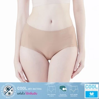 Wacoal กางเกงชั้นเนียน Anti-bacteria Cool Innovation รุ่น WU3K00 รูปแบบเต็มตัว สีโอวัลติน (OT)