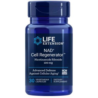 Life Extension, NAD+ Cell Regenerator Nicotinamide Riboside 100 mg [ 30 Vegetarian Capsule ]