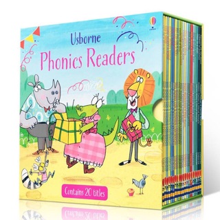 🅰️"Usborne Phonics Readers Box Set" หนังสือแบบฝึกอ่าน "Phonics" เพื่อให้เด็กเรียนรู้ในการใช้คำศัพท์ต่างๆ