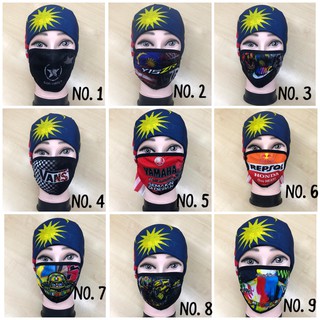 หน้ากากมอเตอร์ Yamaha honda repsol rxz y15zr topeng muka Vans Mask Vans Mask Converse