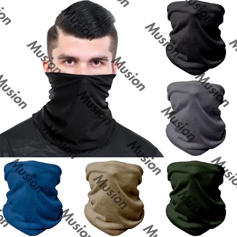 ขายส่ง 9บาท ผ้าบัฟ ผ้าโพกหัว ผ้าคาดผม Musion ลายสีล้วนโทนเข้ม