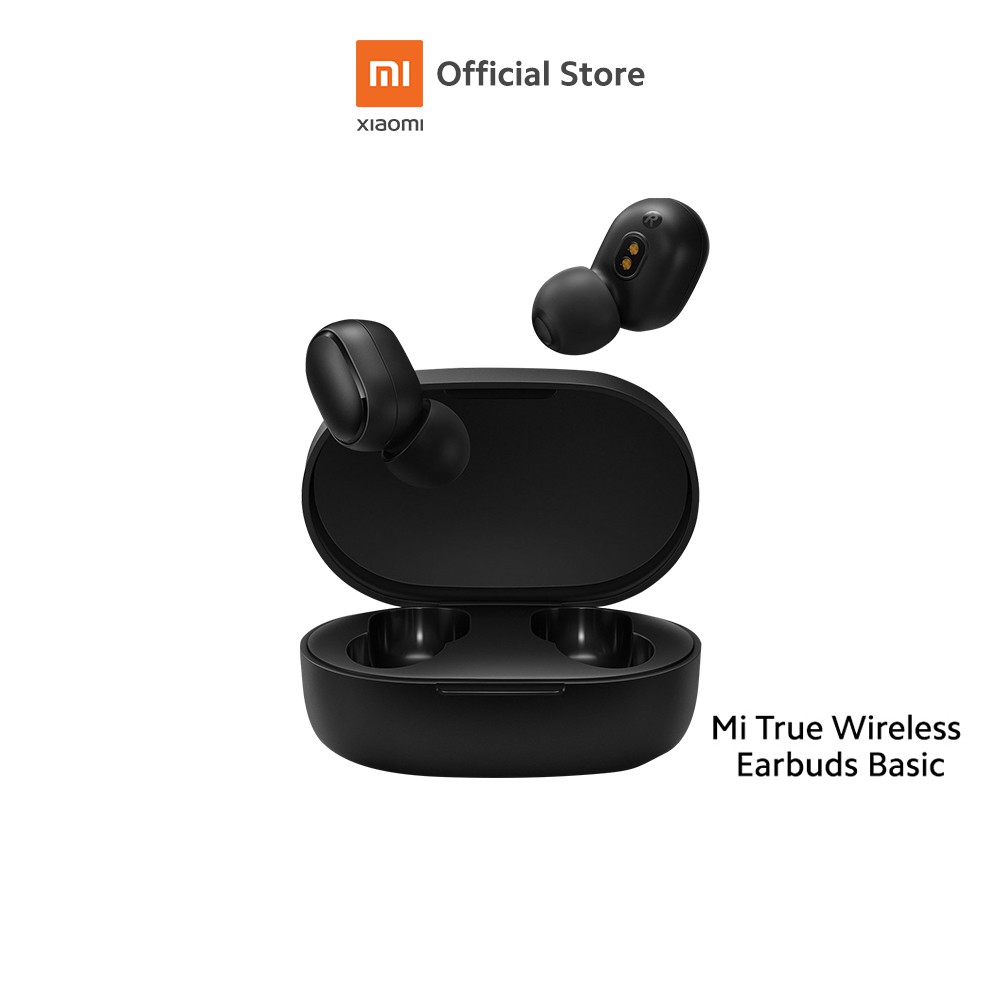 ถูกดี! Xiaomi Mi True Wireless Earbuds Basic - Black หูฟังบลูทูธ Global Version | ศูนย์ไทย 1