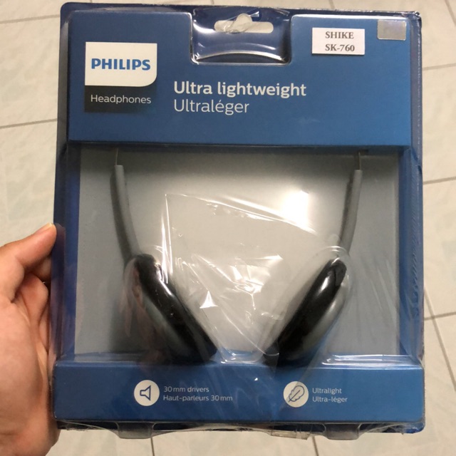 Philips Lightweight Headphones SBCHL140/10 Shopee Thailand