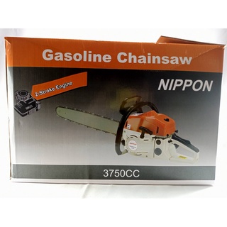 เครื่องตัดไม้Gasoline Chainsaw NIPPON 3750CC คุณภาพดีทนต่อการใช้งาน0881594982