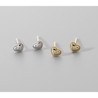 115-littlegirl gifts-Love heart stud ขนาด 5mm