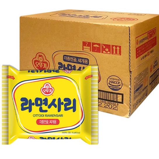 (BOX) OTTOGI RAMEN SARI 오뚜기 라면사리 รามยอนซารี มาม่าเกาหลี 1BOX 1ลัง ต่อ 1คำสั่งซื้อ