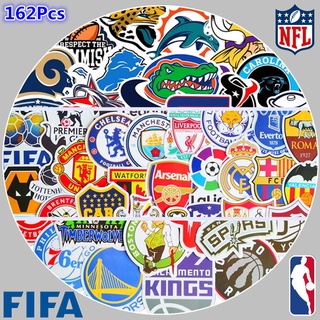 162Pcs/Set ❉ NBA &amp; FIFA &amp; NFL Team Logo สติ๊กเกอร์ ❉ DIY Fashion Waterproof Doodle Decals สติ๊กเกอร์