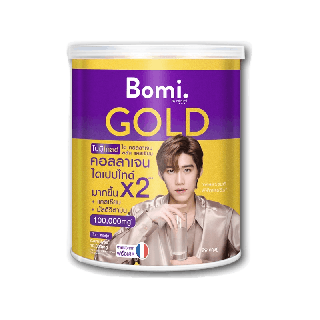 Bomi Gold Di Collagen Plus 100g พรีเมียมคอลลาเจนชงดื่ม เพื่อข้อเข่าแข็งแรง ผิวสวยนุ่มลื่น ดูกระจ่างใส