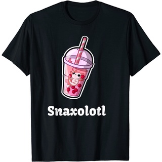 Fy เสื้อยืดลําลอง แขนสั้น พิมพ์ลาย Axolotl Lover Snaxolotl Kawaii Axolotl boba สไตล์วินเทจ โอเวอร์ไซซ์ สําหรับผู้ชาย ผู้