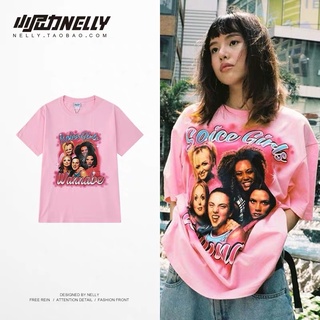 เสื้อยืดผ้าฝ้ายเสื้อยืดโอเวอร์ ไซต์แนวสตรีท 90’s รุ่นพิเศษL S-4XL