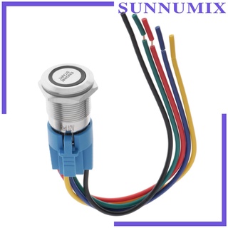 ( Sunnimix ) สวิตช์สตาร์ทเครื่องยนต์สําหรับรถยนต์ 1 ชิ้น