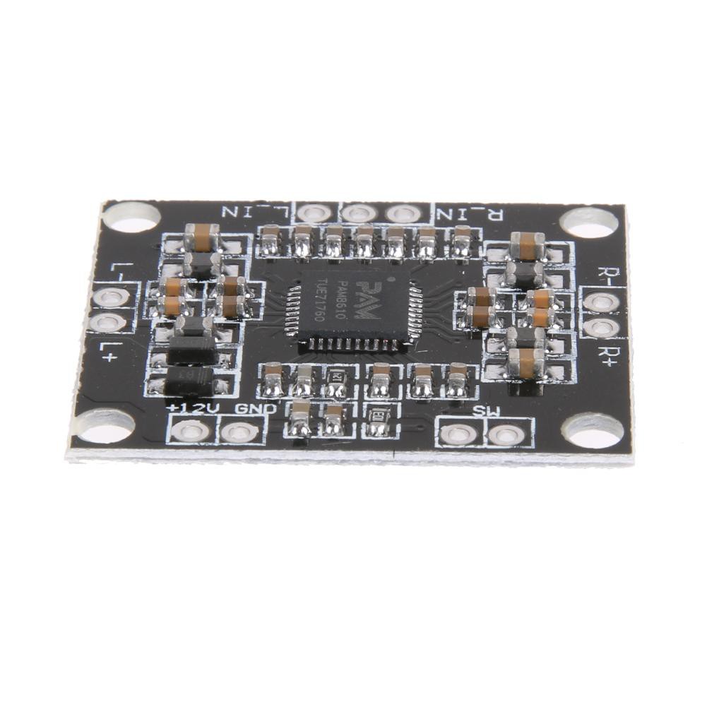 บอร์ดขยายเสียงPam 8610 Dc 12v 2x15 W Dual Channel สเตอริโอ Class D 1 ...