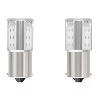 2 Pcs ไฟ LED 1156 P21W BA15S  ซ็อกเก็ตไฟ 1156 ไฟเบรกสัญญาณเลี้ยวอัตโนมัติ12V หลอดไฟ