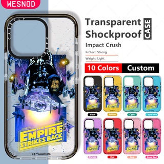 กันกระแทกใสแข็งแฟชั่นเคสโทรศัพท์มือถือ ลาย Star Wars Episode V The Empire Strikes สําหรับ IPhone 11 12 Pro Max 13 Mini 15 14 X Xr Xs 7 8 Plus Se2020คุณภาพสูงใสบางนิ่มTpu Casetifyซิลิโคนยี่ห้อโทรศัพท์มือถือไอโฟนปกป้องฝาปิด