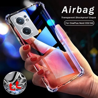 Protect Fundas For Oneplus Nord CE 2 5G Case TPU Clear Transparent Soft Cover One More Nord CE2 NordCE2 Airbag Shockproof Coque