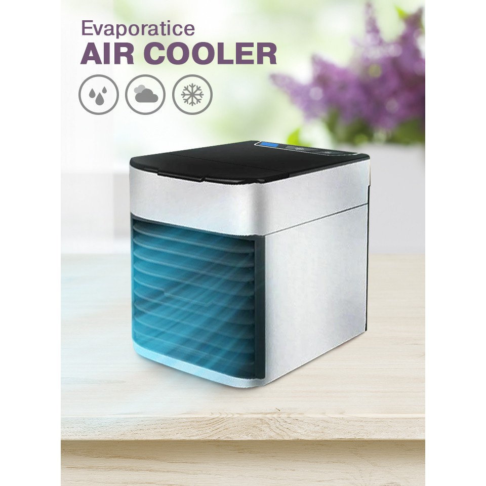 ℡┋Sexy Alvis พัดลมไอเย็นตั้งโต๊ะ เครื่องทำความเย็นมินิ แอร์พกพา Evaporative Air-Cooler