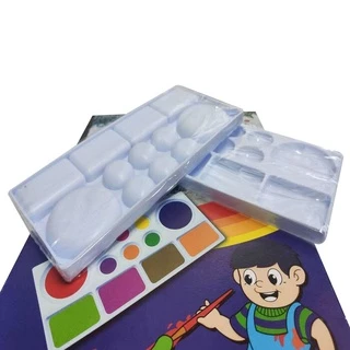 ส.วี จานสี จานสีแผ่น จำนวน 12 ช่อง ขนาด 107x228 มม. #BBF-222
