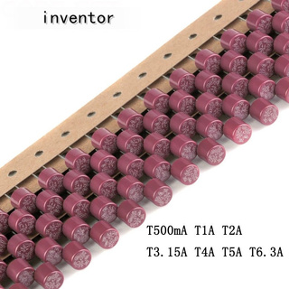 บอร์ดฟิวส์ทรงกลม T500Ma T1A 2A 2.5A T3.15A 4A 5A 6.3A 8A 10A 250V 382 T2A หน้าจอ Lcd 10 ชิ้น