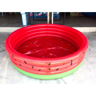 สระน้ำแตงโม ขนาด 120 cm 4 ชั้น พื้นเรียบ