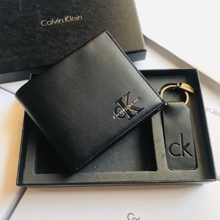 Calvin Klein Short Wallet with Key Set กระเป๋าสตางค์ใบสั้น