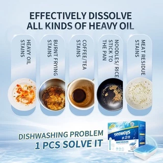 Dishwasher Tablet 8g*35 Seaways All in 1 เม็ด​น้ำยา​ล้างจาน​ชนิด​ก้อน​สำหรับ​เครื่องล้างจานขนาด​เล็ก​ xiaomi