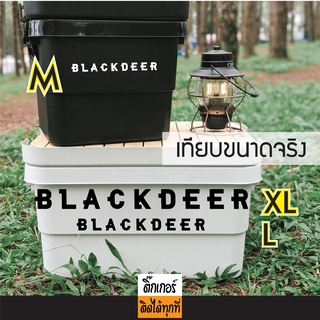 สตื๊กเกอร์แคมป์ปิ้ง งานไดคัท ลาย BLACKDEER text สติ๊กเกอร์ติดได้ทุกที่