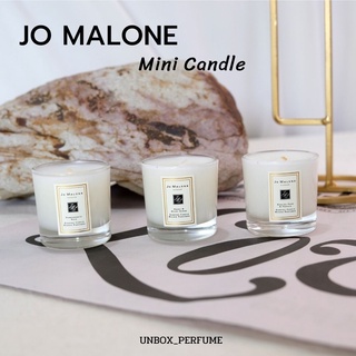 Jo Malone Scented Mini Candle (3cm/35g.) เทียนหอม จากโจมาโลน English pear / Peony &amp; Blush Suede/ Pomegranate noir