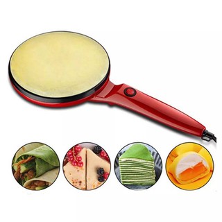 กระทะแพนเค้ก ทำแป้งเครปแผ่นบาง​ 220V Non-Stick Electric Crepe Maker  ZB 1001 1200วัตต์ -สินค้ามีพร้อมส่ง-