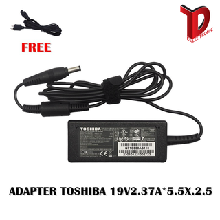 ADAPTER TOSHIBA 19V2.37A*5.5X2.5  / สายชาร์จโน๊ตบุ๊คโตชิบ้า + แถมสายไฟ