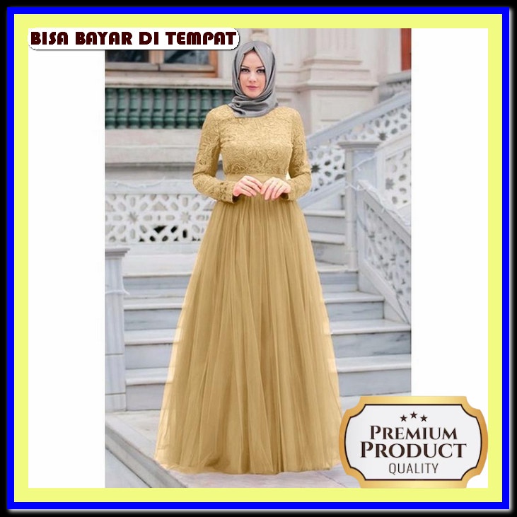 Gmis Confinement Party Gsmis แฟชั่นมุสลิม Sayarii Gsmis Baju Gamis Kekian Dres ล่าสุด Gamis Bsju เกม