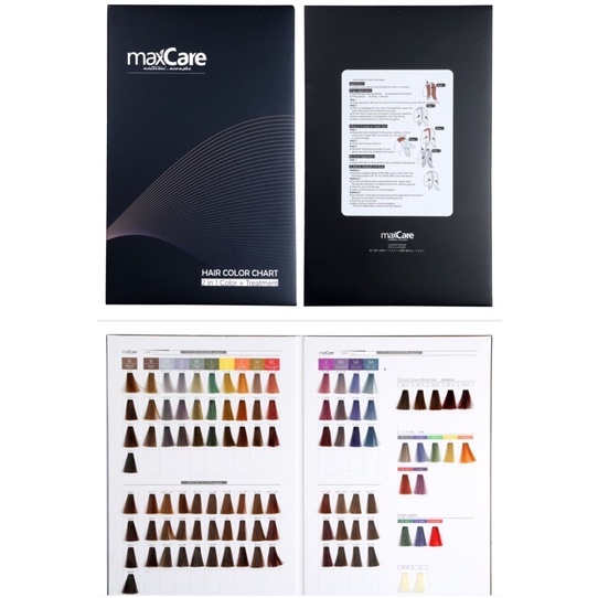 chart สี maxCare Augeas Namomei ชาร์ทเล่มใหญ่