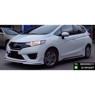 ชุดแต่งสเกิร์ตรอบคัน Honda Jazz MDP แจ๊ส 2014 2015 2016 2017 สำหรับรุ่น S และ V เท่านั้น จาอTp-Autopart