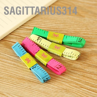 Sagittarius314 เทปวัด แบบนิ่ม สีสดใส สําหรับตัดเย็บเสื้อผ้า