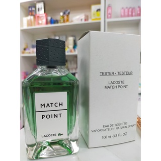 EDT LACOSTE MATCH POINT ลาคอส แมทช์ พ๊อยท์ ราคาเต็ม3850 ขนาด 100ml ฉลากไทย ห้างไทย 100ml. TESTER ผลิต06/20