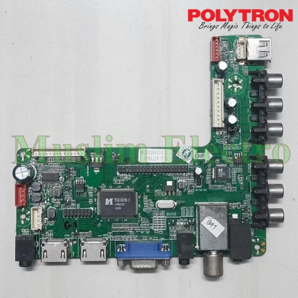 Polytron PLD 43TV865 LED TV เมนบอร์ด