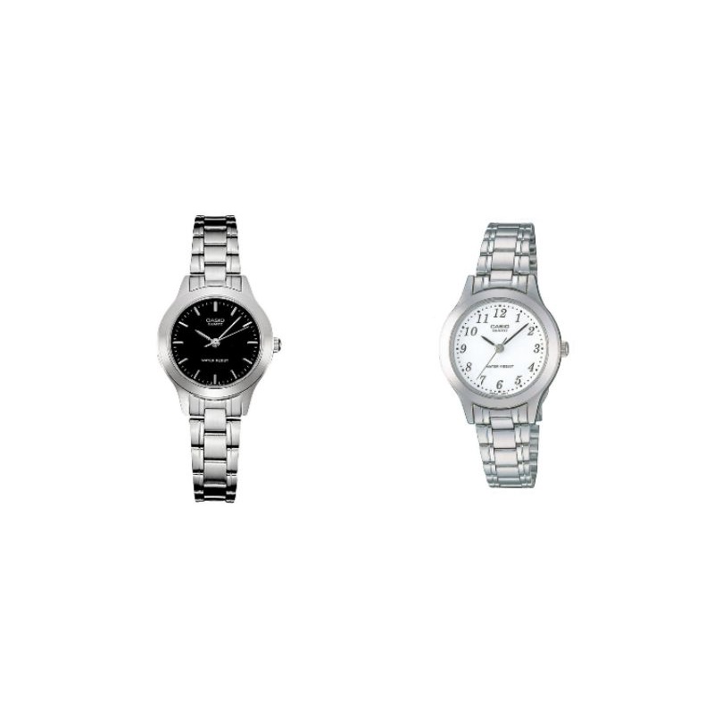 Casio Standard นาฬิกาข้อมือผู้หญิง สายสแตนเลส รุ่น LTP-1128A-1A,7B