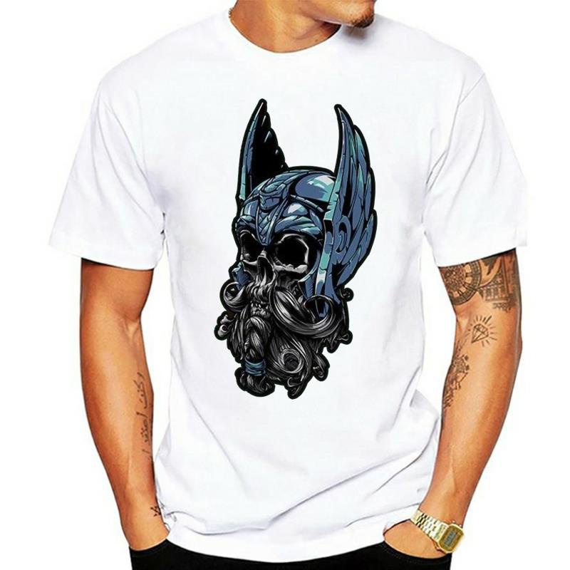 Grunge Amazing Vintage Skull Tee Men Clothes Tee