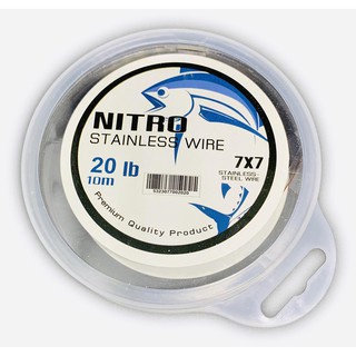 สายสลิง NITRO STAINLESS WIRE 7X7 ยาว 10 เมตร