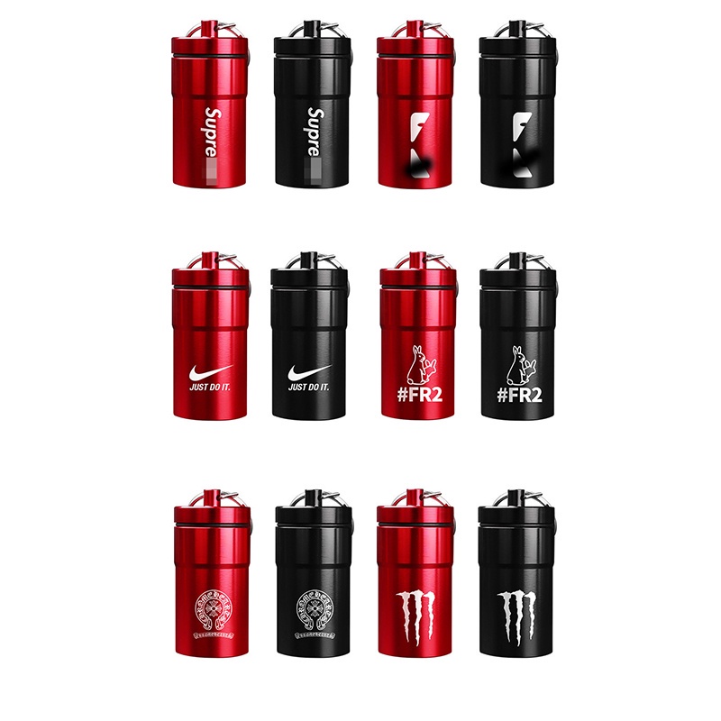 พวงกุญแจ ที่เขี่ยบุหรี่ ยา โลหะ อลูมิเนียม ขนาดเล็ก แบบพกพา สําหรับรถยนต์ - รูปที่ 6