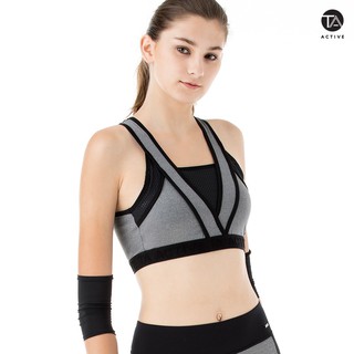 TA ACTIVE JUMPER CROP เสื้อครอบเข้ารูป  SPORT BRA สปอร์ตบรา