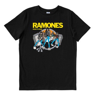 The RAMONES - ROAD TO RUIN | เสื้อยืด พิมพ์ลายวงดนตรี | Merch เครื่องดนตรี | Unisex | Merch เครื่องดนตรี | ร็อคพังก์