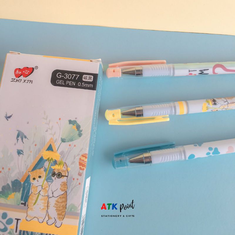 ATK-POINT | XHI XIN LOVEIN G-3077 0.5mm Gel Ballpoint ปากกา/หมึกเจล ปากกาลูกลื่น