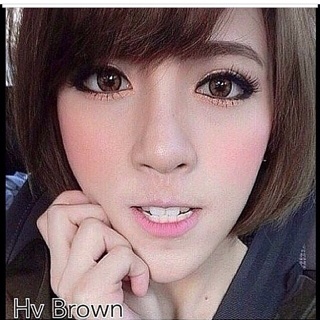 คอนเเทคเลนส์ สี Hv brown