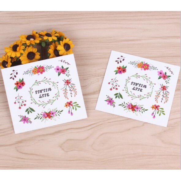 ที่ใส่บัตร 10 ชิ้น ~ ที่ใส่บัตรอวยพร ที่ใส่บัตร Kad เปิดดอกไม้ ที่ใส่บัตร Kad Bunga Florist Surprise จัดส่ง DIY - รูปที่ 6