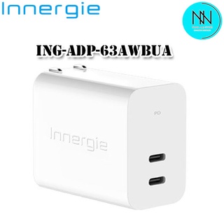 Innergie C6 Duo (Fold) USB-C Power Adapter(ING-ADP-63AWBUA)