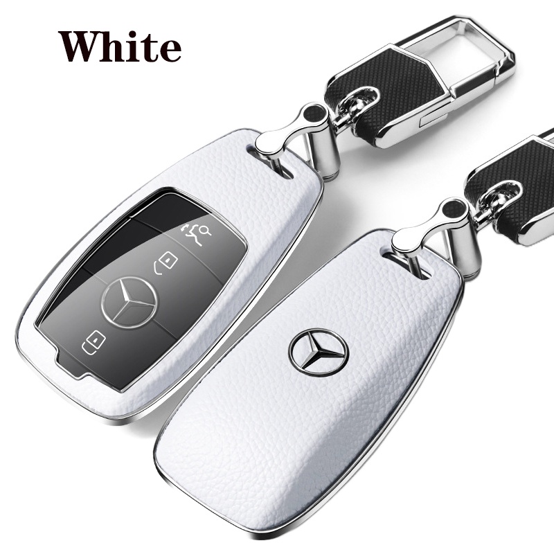 Zobig เคสกุญแจรีโมทรถยนต์ แบบหนัง สําหรับ Mercedes Benz S E-Class A200 GLC AMG GLK CL SL - รูปที่ 3